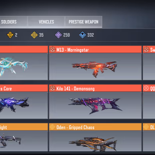 [Level 400] 10 CP | 6 Mythic & 35 Legendary Weapons | 5 Max | Legendary Alias | DLQ x Locus | Activision Only  - Image 1