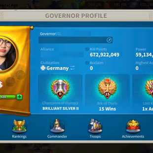 All Platform: 59M - Vip 15 - 6 Commanders - 30 Passport - 357 Gold Heads - 1 Farms  - Image 3