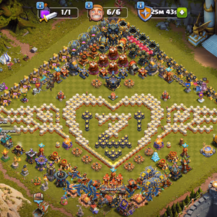  TH 17 !! ( Legendary Scenery ) ! TH16 Max Walls ! Heroes K-95 AQ-99 MP-80 GW-70 RC-46 ! Namechange 1000 ! 4 Epics - Image 2