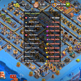 [EE52] TH18 MAX || 11 EPIC MAX/1 EPIC LVL 23 || 5HERO MAX || PROFILE ALMOST MAX || GUARDIANS MAX || XP 274 || BB MAX - Image 5