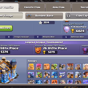 🌹CHEAP DEAL🌹[TH18] MAX || PROFILE JUST 2 TROP LEFT ||  HERO 105-105-90-80-51 || ALMOST 13 EPIC MAX || DARK DAYS MAP || - Image 3