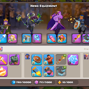 [F1]💙 RAREST ANIME SKIN SET 💙 TH-18 MAX DEFENCE | HERO 105-105-95-80-55-14 | SOLID EPIC EQUIPMENT | HELPER LVL 4-3-7 - Image 7