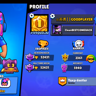 🎄 RARE-STAR SHELLY 🎄 52.4K TROPHY | 99/98 BRAWLER | 25X MAX | 15X HYPER | 180X SKINS | OLD PINT | DELIVERY INSTANTLY  - Image 4
