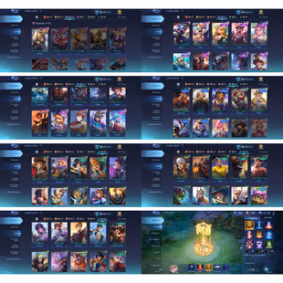 MOONTON | LV 61 🐶EXCLUSIVE EMOTE - WR 60🥇 | DT VALIR & KIMMY - CC NATA - SABER JONSHON | HERO 55 | SKIN 56 | BP 1K - Image 5