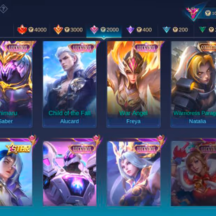 ML 364 legend Alucard Naruto suyou HXH Dyrotth aspirant Ruby Chang'e prime Claude Beratix LUCKYBOX 5 star 2 champion Br - Image 6