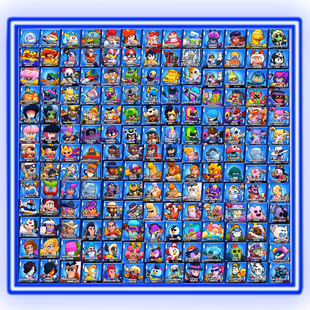 STAR SHELLY || 51K TROPHIES || 99 BRAWLERS || 45 MAX || 37 HYPERCHARGED || 18 BUFFIES || 308 SKINS || ACTIVE BRAWL PASS  - Image 6