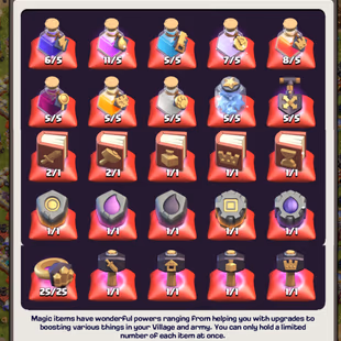 TH16 Max ! 1 Hero & 2 Pets Left ! Full Magic Items !! 15 Epics ( 3 Epic Max & 5 LVL 20 ) ! Namechange Free ! Bh10 Max - Image 5