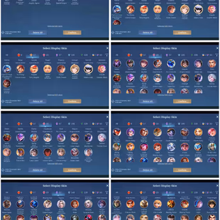 [IOS/ANDROID] CEL LVL 137 | 131 HEROES | 527 SKINS | MEGA 2 | IMMORTAL BEST | COLLAB SKINS | 6 LEGEND INC GRANGER LESLEY - Image 4