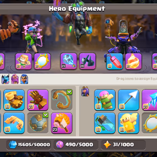 TH18 MAX FULL🔥LEGENDARY SET🔥259-XP GG/MAX SB/MAX SnB/MAX SH/23 FA/MAX MM/MAX AF/MAX FB/MAX RS/MAX EB/MAX FF/23 HT/23 - Image 7