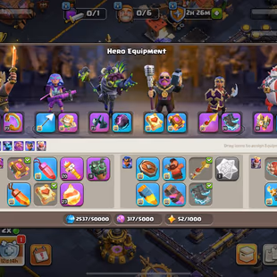 🔥PVP LEGEND RANKED💎ALL HERO DUKE MAX - HIGH TH 18 - STRONG EQUIPMENT -262 XP - BH 10 MAX - SCENERY- 6k LEGEND - AVAIL - Image 8