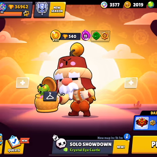 🔥MERCHANG GALE🔥 TROPHIES 36962 [] BRAWLERS 96 [] MAX BR 38 [] HYPER 32 [] SKINS 255 - Image 1