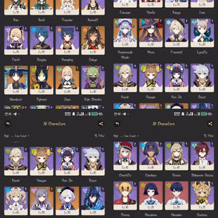 All Platform - EU - AR59 - 64 Character 23 5'Star - 7 Weapon 5'Star - Mavuika - Lauma - Neuvillette - Xilonen - Citlali  - Image 6