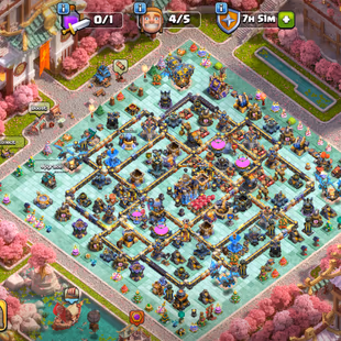 TH18 MAX-BASE🔥W.S-5052 LEAGUE SKIN🔥13.5K LEGEND CUP!267-XP EPIC GG-MAX SB-MAX FA-MAX MM-MAX AF-MAX HT-23 RS-MAX EB-MAX - Image 2