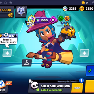 250 SKINS | 29 HYPERCHARGED | WITCH SHELLY | 66.814 TROPHIES | 98 BRAWLERS | 39 MAX BRAWLERS | 2 BUFFIES  - Image 2