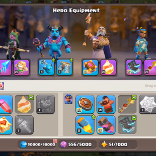 🔥TH 17 DEFENSE MAX🔥XP 203-HERO 92-92-58-45-EPIC SB[MAX] EB[MAX] AF 26 FB 26 RS 26 FA 20 GG 23-NC FREE-435 MEDALS - Image 6