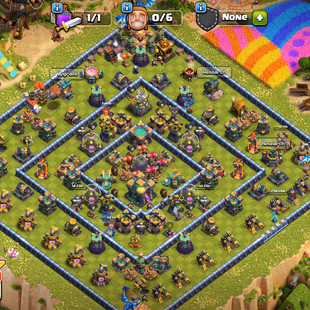 DEFENCE MAX TH-14 || 1X PAID SCENERY || M.M [17] - F.B [12] - 5 EPIC || HERO: 76-80-53-52-26 || NICE TROOPS - ALIF - Image 1