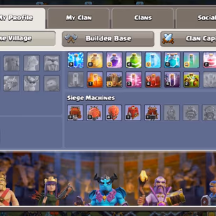 TH 13 Max l Rename FREE l Heroes 75 75 50 50 25 23 22 l Scenery And More Items l Heo Equipment l Best Cheap Price  - Image 3