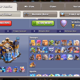 🔥[6 EPIC EQUIPMENT MAX]🔥TH 18 MAX || BK 105 AQ 105 MP 95 GW 80 RC 55 || BUILDER BASE ALMOST MAX || 4 HERO SKIN - Image 4