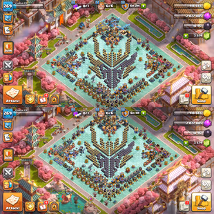 🔥MAX TH-18🔥XP-269! 9X EPIC EQP MAX REST GOOD LVL! MAX HEROES! MAX DEFENSE! MAX TROOPS! LOTS OF SKINS AND SCENERIES - Image 2