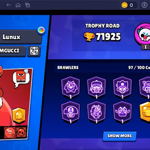 🌟ORCHI EDGAR🌟350 SKINS | 71.900 TROPHY | 97 BRAWLERS | 22 HYPERCHARGED | 23 MAXED BRAWLERS | 8 PRESTIGE - Image 4