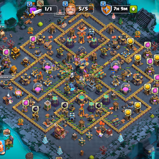 🔥[1X PAID SCENERY-MAX WALLS] 🔥PREMIUM TH-14 | [8EPIC-E.BOOT-R.SPEAR-20] | HERO-63-73-50-60-30 | LOW PRICE | BEST DEAL - Image 1