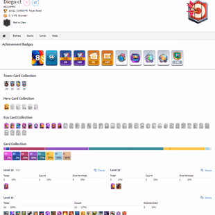 🔥LV 56 - 10 EVO⚡ KT 15 | ARENA 26 | TROPHIES 10512 | EMOTE 62 | 1 CARD MAX - 3 LV 15 - 24 LV 14 | 1 HERO | 7 TOWER COLL - Image 3