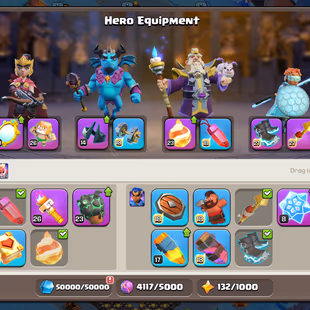 🌟BEST OFFER | TH 18  MAX DEFENCE 🌟5X HEROES MAXED | ALL EPIC CLOSE MAX | NC AVAIL | 2X  HELPER MAXED | 120 WALLS MAX  - Image 6