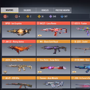 CODM GLOBAL 4X MYTHICAL WEAPON 18X LEGENDARY-1X MYTHICAL SOLDIER 1 LEGENDARY SOLDIER-2X LEGENDARY VAHICALS-CHEAP PRICE - Image 5