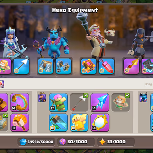 🔥Th18 Semi Max🔥 || High Max Epic Equipment || Heroes 91-96-71-63-41 || 6 Builders || Nc 500 Gems || Cheapest Account - Image 4