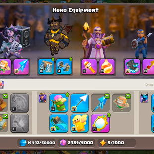 408💥TH18 BEST PRICE💥[4X HERO MAX] NEAR MAX DEFENCE TROOPS [GOOD EQUIPMENT] HERO105-105-69-80-55-11 LINK TO BUYER EMAIL - Image 6