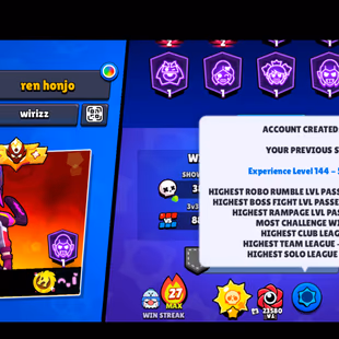 412 SKINS | 60.300 TROPHIES | 101 BRAWLERS | 46 HYPERCHARGE | 58 MAX | 22 PRESTIGE | 17 BUFFIES - Image 7