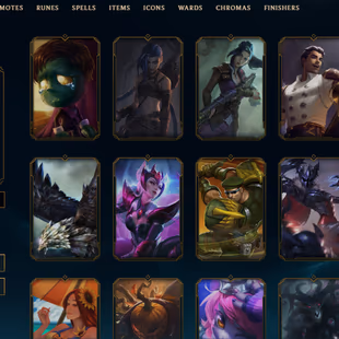 SEVER [ LAN ] -116 LVL  - UNRANK - 33 SKINS - 66 CHAMP [ 2028 BE - 19 RP ] - FULL ACCESS - Image 3