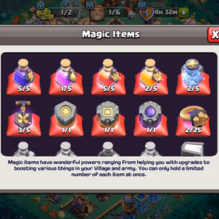 XP254 | TH18 ALMOST MAX | HERO 105-105-95-85-55-5 | NICE EQUIPMENT | 3242 WAR STARS | RARE DRAGON FOUNTION  | - Image 4