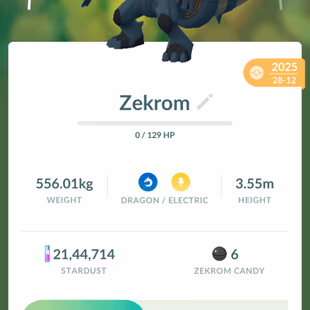 NECROZMA ZEKROM KYUREM RESHIRAN []  LEVEL 50 [] LEGENDARY 35 [] SHINY 12 [] POKEMON 86 [] RENAME AVAILABLE  - Image 4