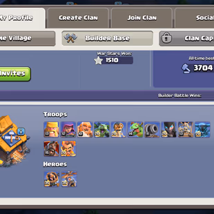 Th18 Almost Max [Cyber Secnry] | Hero-102-101-80-50 | Equipment-9-Epic Almost Max | Wall Defence Almost Max | XP-224 | N - Image 8