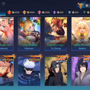 ALMOST MEGA 2 ACC || NARUTO AND JJK COLAB || 2 LEGEND || 21 GRAND || 15 EXQUISITE || SKINS 567 - Image 5