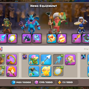🔥Xp-271🔥 || Th18 Maxed || High Epic Equipment || 5 Heroes Maxed || Name Change Free || 6 Builders || Stacked Obstacle - Image 4