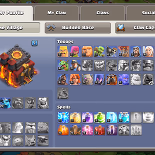 🔥TH10 MAXED[NOTHING LEFT TO UPGRADE]-7X EPIC EQUIPMENT-2X SCENERY-1X AQ SKIN-77 CWL MEDALS-FREE NC- LOTS OF MAGIC ITEMS - Image 4