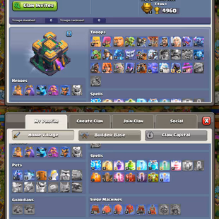 ❗PAINTER SCENERY❗TH 14 MAX! EB [MAX] - GG-SB-RS [20]! 6X EPIC EQUIPMENT! DEFENCE MAX! NC AVAILBLE! 5 BUILDER! - Image 3