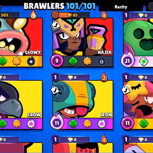 95.5K TROPHIES-94 MAX BRAWLERS-101 BRAWLERS -83 HYPERCHARGED-464 SKINS-Virus 8 BIT-MANY LEGENDARY SKIN - Image 4