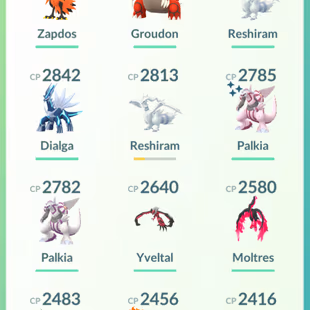 0P Account |Level 70 |Galar moltres+zapdose |Shiny 130 |Legendary 71 |Shiny legendary 4 |special background 2 - Image 2
