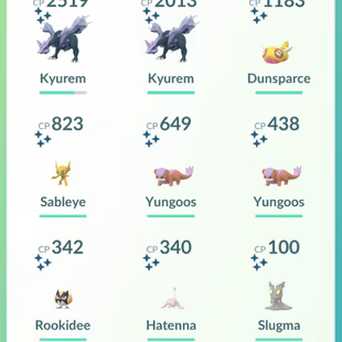 LEVEL 50 [] SHINY KYUREM [] 1.7 MILLION STARDUST [] LEGENDARY ZEKROM RESHIRAM [] RENAME AVAILABLE  - Image 7