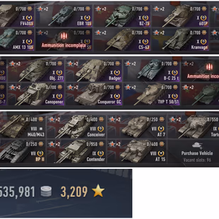 [WOT NA] Full access 28k bonds [Tier X - 32] [Premium Tanks - 9] [Tier VIII-IX - 10] - Image 1