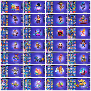 🔥55K TROPHY - 16K BLING 🔥 99 BRAWLER | 56 MAXED | 54 HYPERCHARGED | 332 SKIN | INSTANT DELIVERY - Image 8