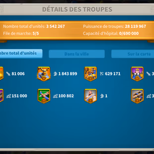 Account rise of kingdom 75M vip 16 - Image 3