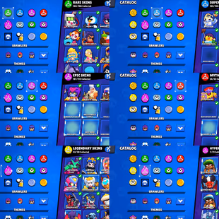 RARE BOTH RAD AND BLUE KING FRANK-43 LEGENDARY SKIN-97 MAX BRAWLER-480X SKIN-METORIC FAME 3-TROPHY 92.5K - Image 2