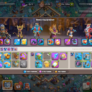 🔥50 SKINS HERO - 10 SKINS MAP 🔥- TH:17 - Lvl:257 - BK:97 - AQ:97 - PC:79 - GW:73 - RC:46 - BEST SELECT - Image 4