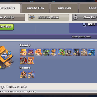 🔥[ TH-18 NEAR MAX - 8000 GEMS]🔥5 EPIC MAX: SB-AF-FB-RS-EB-FA [MAX] | HEROS - WALLS - BH MAX | PETS - TROOPS ALMOST MAX - Image 8