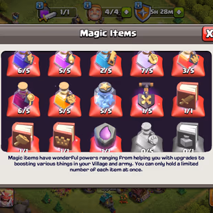 TH11 FULL MAX || FULL MAX BUILDER BASE || STACKED MAGIC ITEMS || NAME CHANGE 1K || OP ACCOUNT || INSTANT DELIVERY  - Image 3