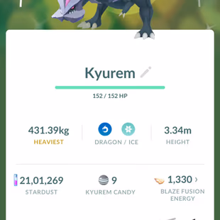 CAN MAKE SHINY FUSED KYUREM []LEVEL 50 [] LEGENDARY 3 [] SHINY 14 [] POKEMON 85 [] RENAME AVAILABLE  [] CHEAPEST - Image 7